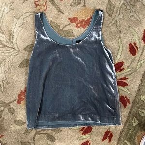 Jcrew velvet top
